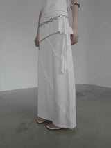 Lucent Layered Long Skirt
