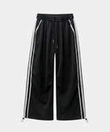 CITY SILVER TRACK WIDE PANTS