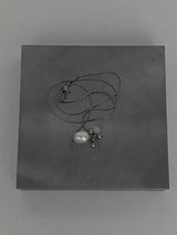 Cluster drop necklace