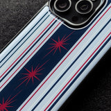 D.O.S ストライプフォンケース (Midnight Navy)
