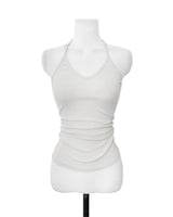 lin silver slim halter TOP