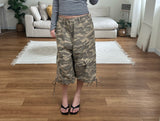 wide cargo bermuda shorts