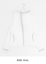 Mimove Diagonal SeeThrough Taping Summer Wind Jumper