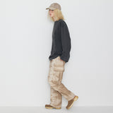 Dyeing Cargo Banding Pants Beige