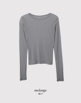 WD テンセルウール長袖Tシャツ (8color)