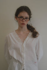  Inuf frill blouse_ivory