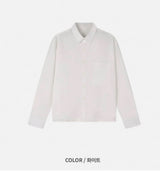 [F/W] ベーシッククロップシャツ(3color)