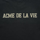 24FW カウボーイレタリングベビーフェイス半袖Ｔシャツ ブラック