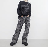 (Unisex) バーティープリントTシャツ