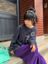 26FW★ [BAONHAUS] ヘイディン パッチ オーバー ロングスリーブ Tシャツ