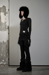 CORSET LACE TEE