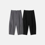 Taper Pintuck Banding Trousers (2color)