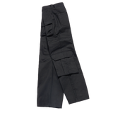 25SS FRONT POCKET WIDE  CARGO PANTS BLACK