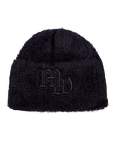 Mwoong Symbol Logo Fur Beanie(BLACK)