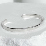 SV925-5mm SIMPLE none logo bangle_silver