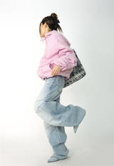 wing denim pants(2color)