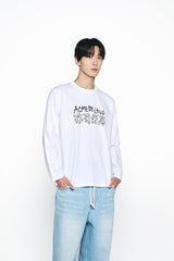 25SS DESTROYED DENIM BANDING PANTS LIGHT BLUE