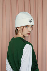 [21FW] フラワービーニー / FLOWER BEANIE / IVORY