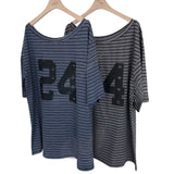 スター24 ストライプTシャツ