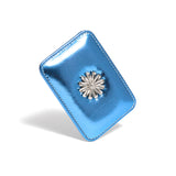 デイジースリムミニトランスポーテーションカードウォレット shine blue