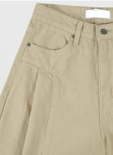 French incision wide pants (3 colors)