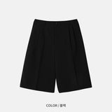 Overfit Bermuda Backbanding Slacks Shorts 3COLOR