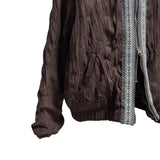 (2color) Bohemian Wrinkle 2-Way Hood Quilted Jumper