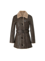 Reversible leather mustang (Brown)