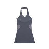 Layered heart halter dress 003