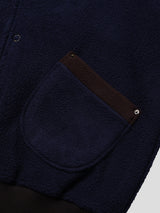Raglan fleece zip-up 2color