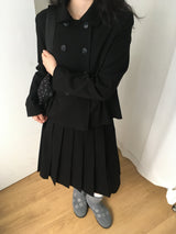 Collared button jacket