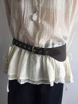 Eyelet swell belt (2color)