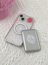 Strawberry magsafe wallet phone case