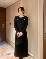 Shui Cut Brushed H-line Long Skirt