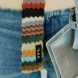 [SET] Stripe Fur Earcuffs & Scarf