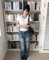 Haint Bootcut Denim Pants