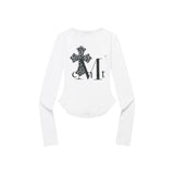 SAHARA LEOPARD CROSS BACK LOGO U-NECK T (2Color)