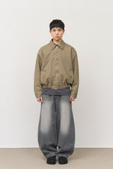 Seto Cropped Washed Blouson