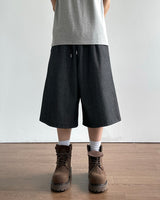 Add Stripe Bermuda Denim Pants