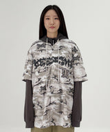SKELETON CAMO BASEBALL JERSEY - [GREY]