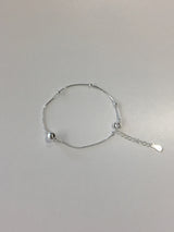 シルバーボールミックスブレスレット (1color)