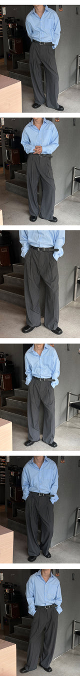 [4SEASON] Basic semi クロップ コットンシャツ(6color)