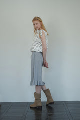 Aile frill skirt_gray