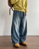 Ocean Curved Denim Pants