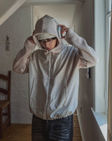 Tech Color Matching High Neck Hood Zip-Up