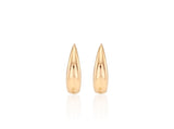26SS★ Champagne First Moon Silver One-Touch Earrings S