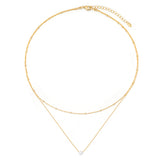 dusk pearl layered necklace