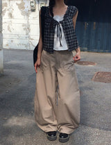 Sto shirring pocket balloon wide pants