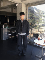 [SET] オーベールノンフェイドカーブドデニムパンツ 2C