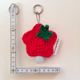 (made) tomato star light bulb keyring